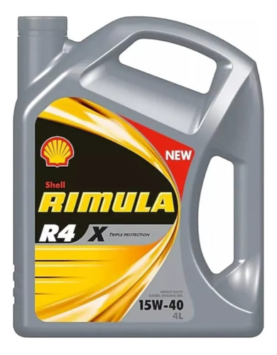 Aceite Shell Rimula R4 X 15w40 8 Litros