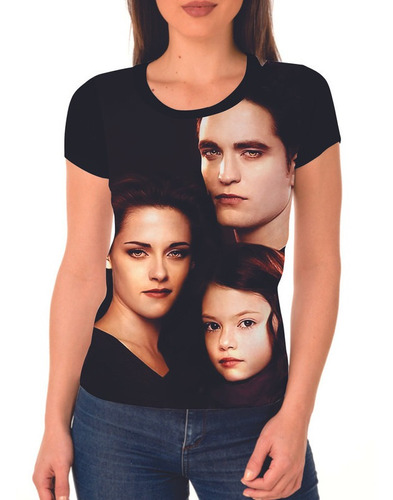 Camiseta Camisa Feminina Filme Crepúsculo Edward Bella 44