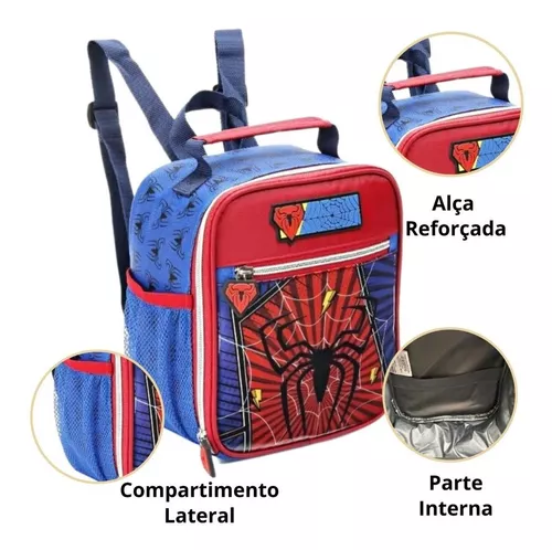 Mochila Infantil Masculina Roblox Carrinho Lancheira Estojo - USA Magazine