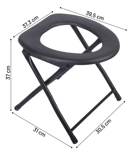 Carpa De Baño Vestidor + Silla Plegable Portatil Wc Camping