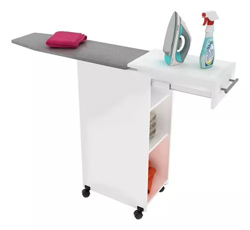 Tabla De Planchar Mueble Organizador C/ Corredera Ruedas