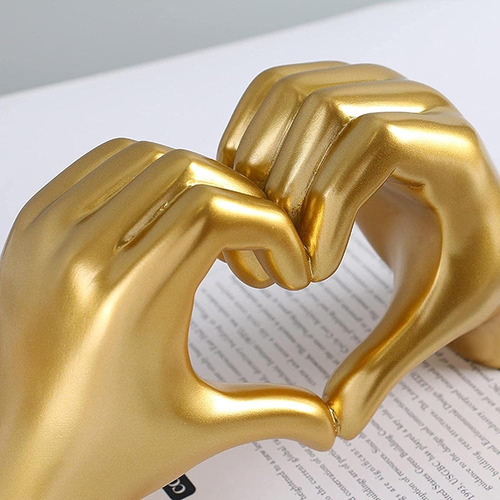 Gesto De La Mano Estatuas-forma De Corazón Estatuas De Dedos
