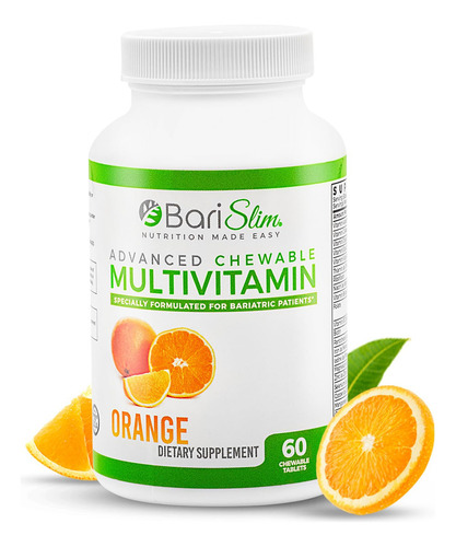 Barislim Multivitaminico Masticable 60 Tabletas Post Cirugía