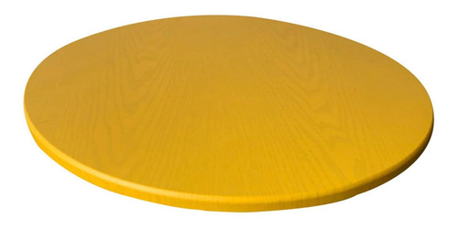 Mantel De Poliéster De Tela De Amarillo 120cm Máximo