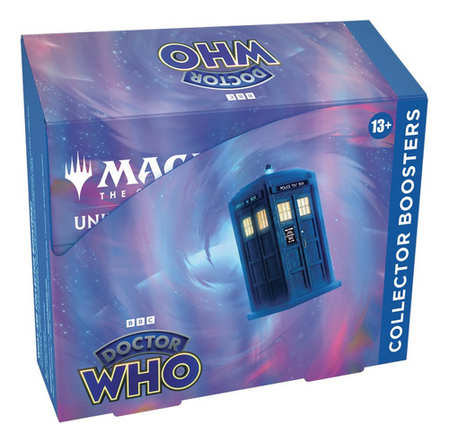 Mtg Universe Beyond Doctor Who Collector Booster Box en inglés