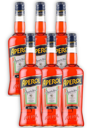 Aperol Aperitivo Bitter Original X6u 750ml Destilado