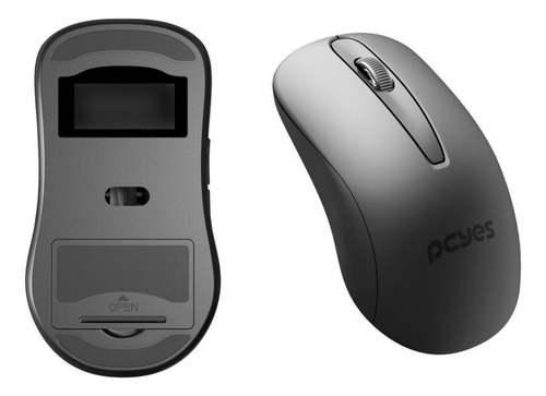 Mouse Preto Sem Fio Pc Pegada Confortável 1200dpi Wireless
