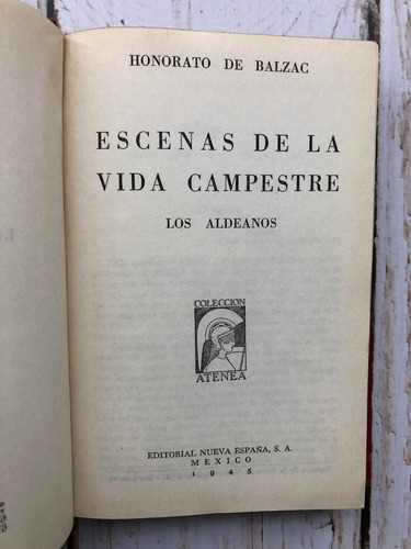 Escenas De La Vida Campestre / Honorato De Balzac