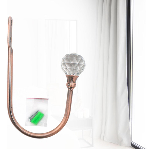 Elegante Juego De Sujetadores De Cortinas De Metal Para