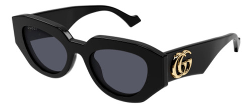 Lentes De Sol Negro Gucci Sustentable Gg1421s001