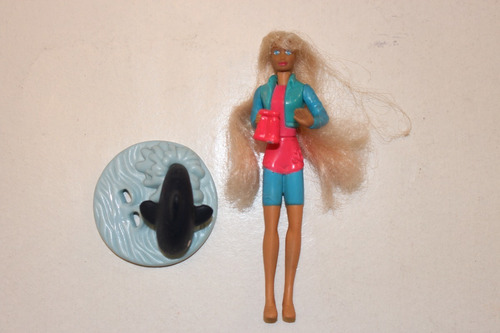 1996 Barbie Baywatch Mcdonalds Cajita Feliz Happy Meal Vinta (Usado)