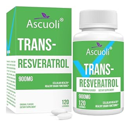 Ascuoli Suplemento De Resveratrol Apoyo Energetico 120 Tabs