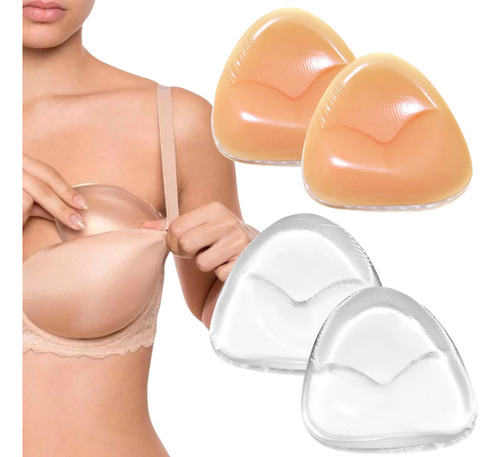 Par De Push Up De Silicón Levanta Sujetador Traje Baño