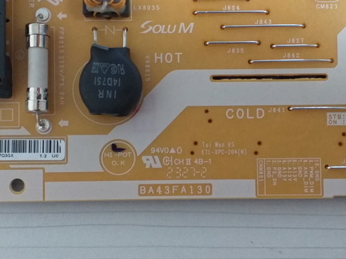 Tarjeta Fuente Samsung Un43cu7000f (Usado)