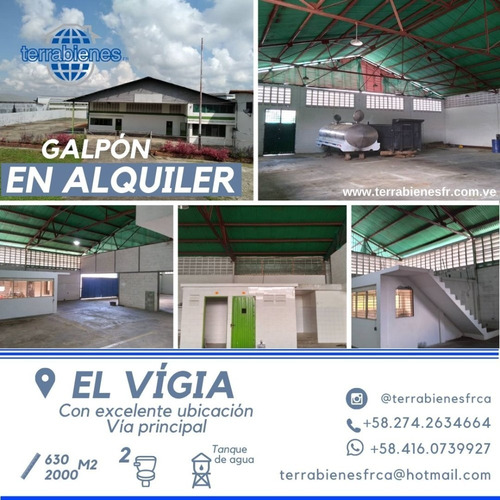 Imagen 1 de 9 de Galpón En Alquiler En El Vigía