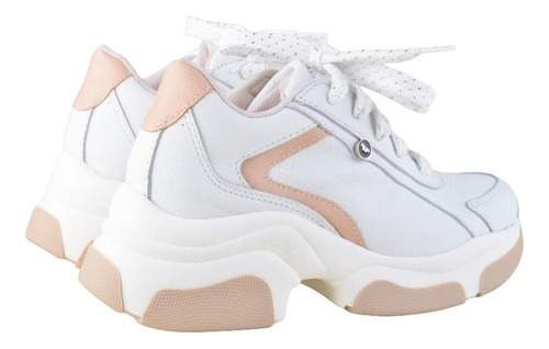 Imagen 3 de 8 de Zapatillas Urbanas De Mujer De Cuero Abigail - Ferraro