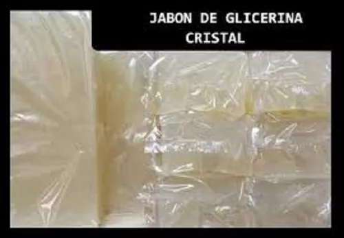 Barra de 1 kg de base de jabón de Glicerina Premium Cristal Glass