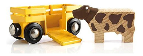 Tren De Granja Juego De Tren De Juguete De Madera Para Niños