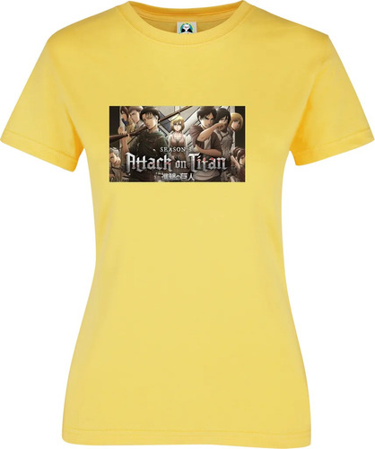 Playera Attack On Titan Anime Mod. 0013 12 Colores Ld