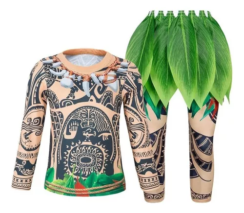 Fantasia Infantil Roupa Moana Tomara que Caia c Colar