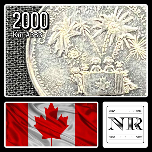 Canada - 25 Cents - Año 2000 - Km #383 - Celebracion