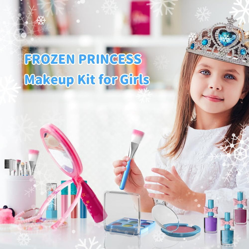 Kit De Maquillaje Para Niñas, Juguetes De Maquillaje Lavable