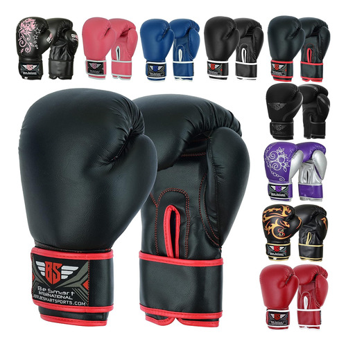 Guantes De Boxeo Be Smart Para Niños De 4 A 12 Años, 4 Oz, 6