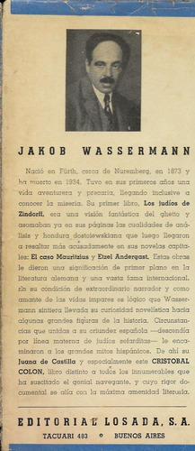 Cristóbal Colón El Quijote Del Océano / Jakob Wassermann (Usado)