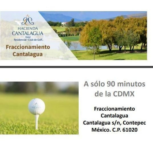 Imagen 1 de 10 de Terreno En Hacienda Cantalagua (club De Golf)