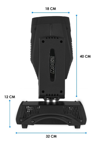 Imagen 6 de 7 de Kit De 2 Cabezas Móviles Beam 7r Frost 230w + Case- Steelpro