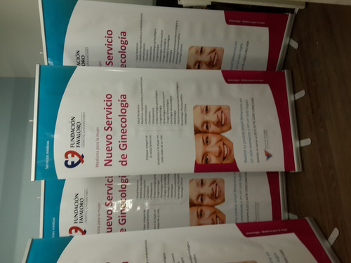 Banner 85x200 Con Portabanner Roll Up Gigantografias Ploteos