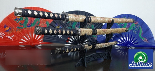 Set Espadas Katanas Samurai M1