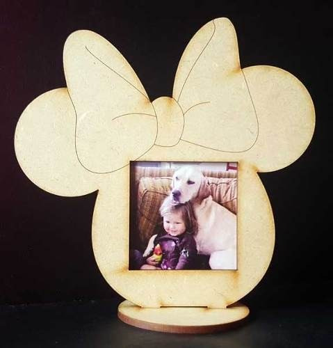 45 Souvenirs Portaretratos Mickey Minnie Bautismo Fibrofacil