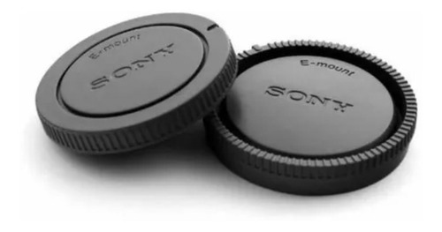 Imagem 1 de 3 de Kit Tampa Da Lente E Câmeras Sony E-mount