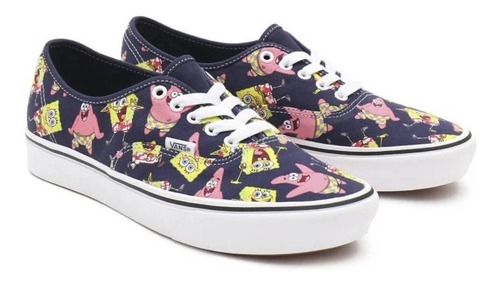 Tenis Vans Authentic Bob Sponga Spongebob Comfycush