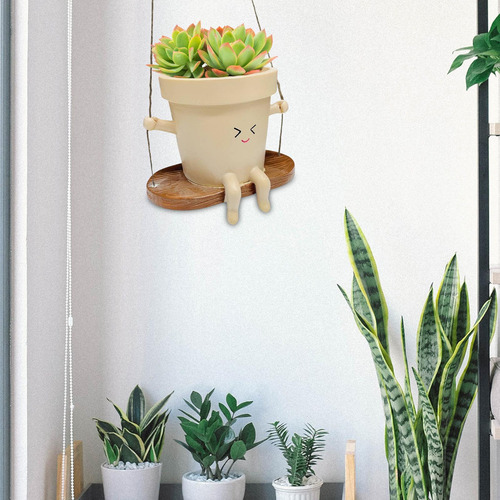 Maceta Colgante Para Jardinería, Decoración De Macetas, M
