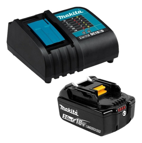 Set Batería Makita 18v Ltx 3.0 Ah + Cargador Rápido Dc18rc