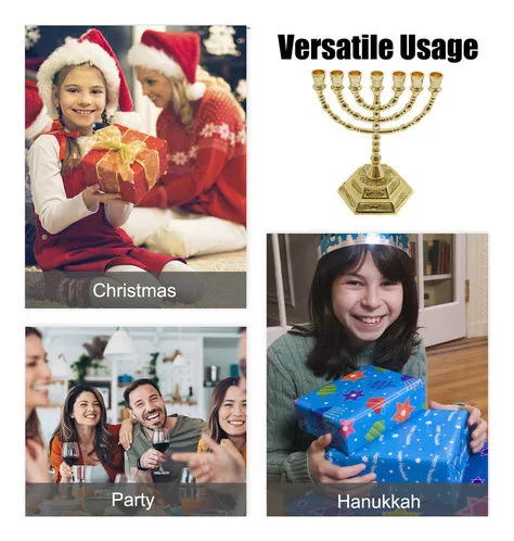 Castiçal Menorah De 7 Braços Temple Jerusalem 12 Tribes Isra