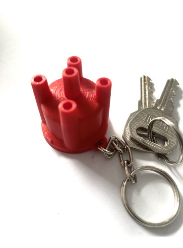 Llavero Empi Tapa Distribuidor Vocho Rojo Combi Brasilia 3d