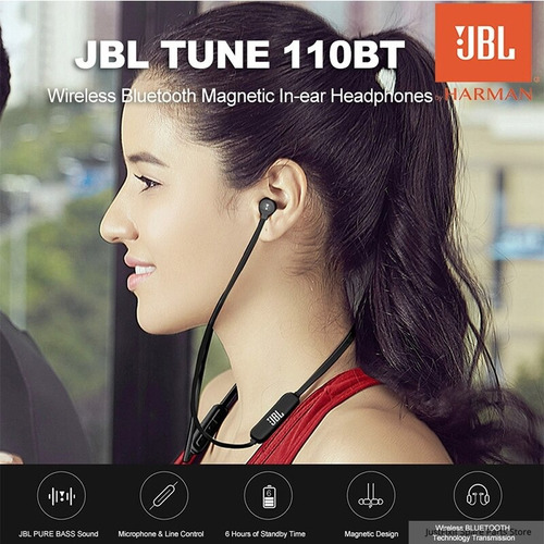 Auriculares inalámbricos JBL Tune 110BT blue