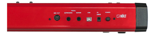 Teclado controlador Kolt 88pro Midi de 88 teclas