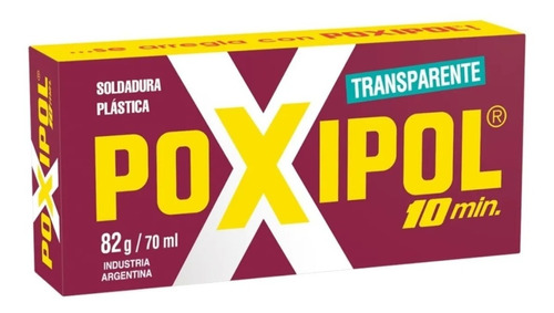 Poxipol® - Soldadura Plástica 10 Min Transparente 82g/70ml