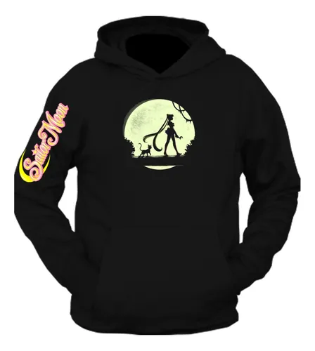 Sailor moon hoodie clearance black