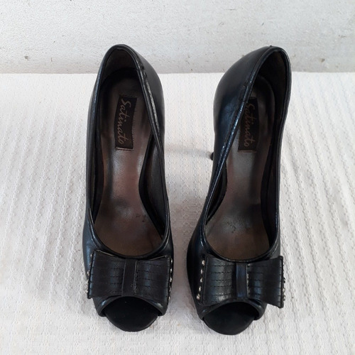 Sapato Social Feminino Scarpin Salto Alto Preto N°36 Cod2124