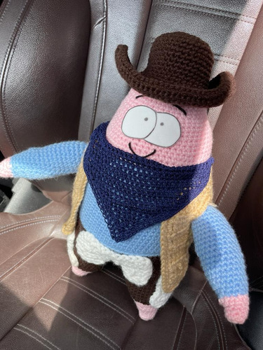 Muñeco Patrico Estrella Vaquero Crochet