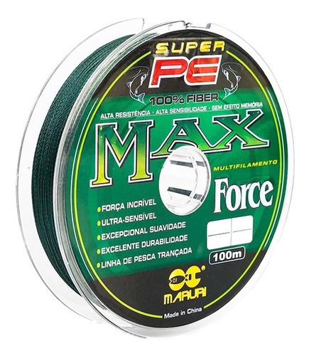 Línea multifilamento Maruri Max Force Green