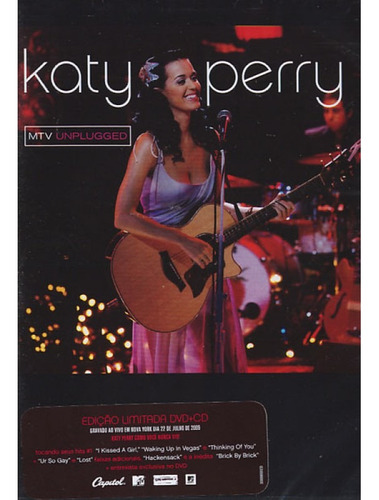 Dvd + Cd - Katy Perry Mtv Unplugged