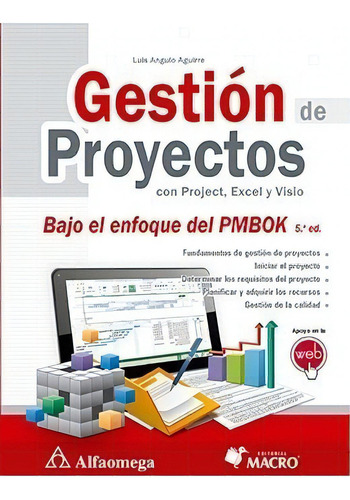 Libro Técnico Gestión De Proyectos Con Project Excel Y Visio, De Angulo. Editorial Alfaomega Grupo Editor, Tapa Blanda En Castellano