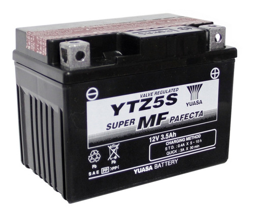 Batería Yuasa Ytz5s .