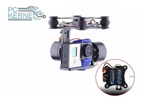 Gimbal Cámara Gopro Para Drone Doble Motor Y Estabilizadores